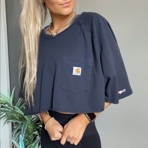 CARHARTT cropped oversized tee